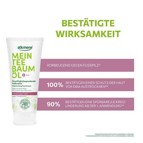 Alkmene Mein Teebaum&ouml;l Fu&szlig;creme - 2