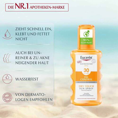 Eucerin Sun Oil Control Body transparent Spray Lsf 30 - 3