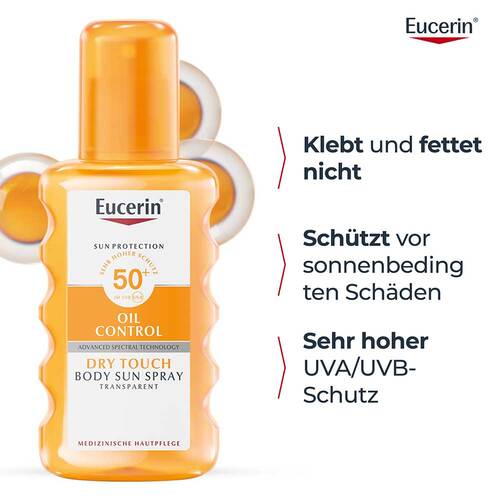 Eucerin Sun Oil Control Body transparent Spray Lsf 50 +  - 3