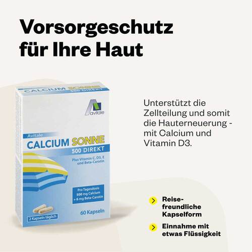 Calcium Sonne 500 Kapseln - 2
