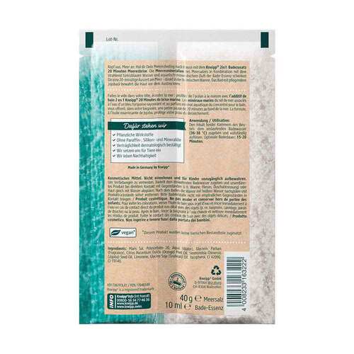 Kneipp 2in1 Badezusatz 20min.MEERESBRISE 40g + 10ml - 2