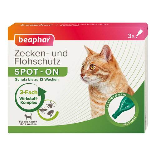 Zecken-Und Flohschutz Spot-on f&uuml;r Katzen - 1