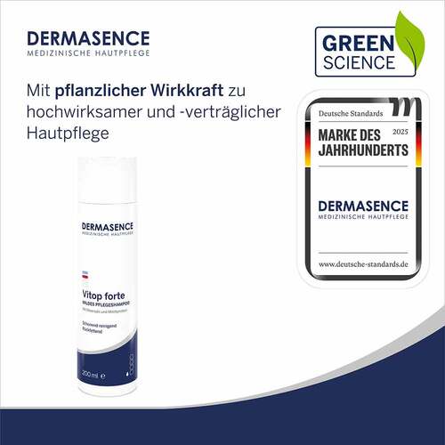 Dermasence Vitop forte Mildes Pflegeshampoo - 2
