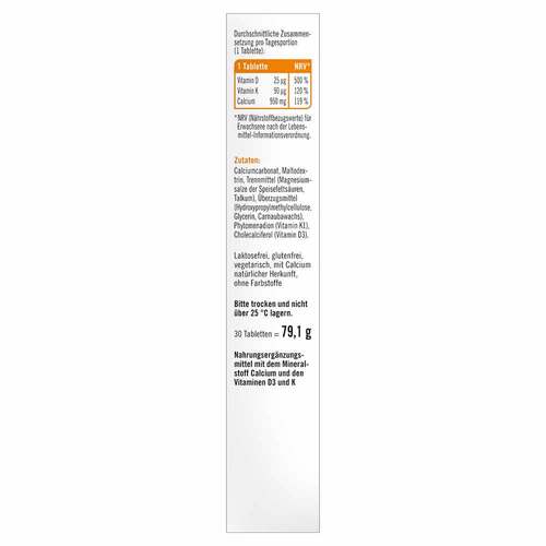 Taxofit Calcium 950 + D3+K Tabletten - 3