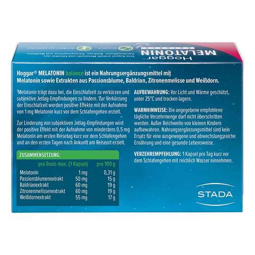 HOGGAR Melatonin balance Kapseln - 2