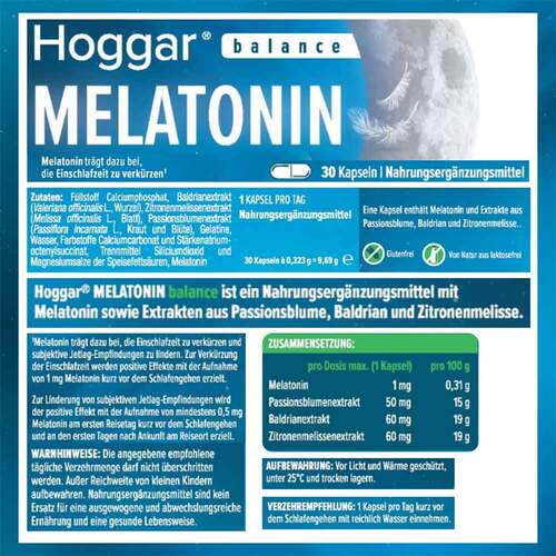 HOGGAR Melatonin balance Kapseln - 5