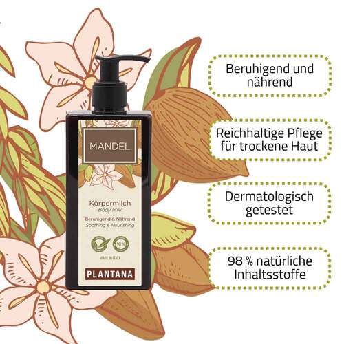 Plantana Mandel K&ouml;rpermilch - 2