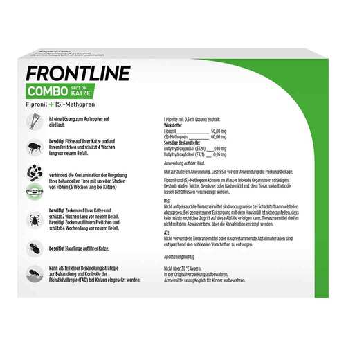 Frontline Combo Spot on Katze L&ouml;sung z.Auft.a.Haut - 5