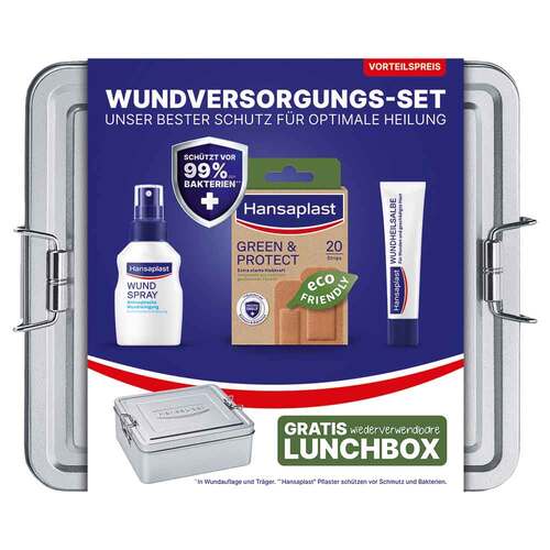 HANSAPLAST Wundversorgungs-Set Green &amp; Protect Box - 1