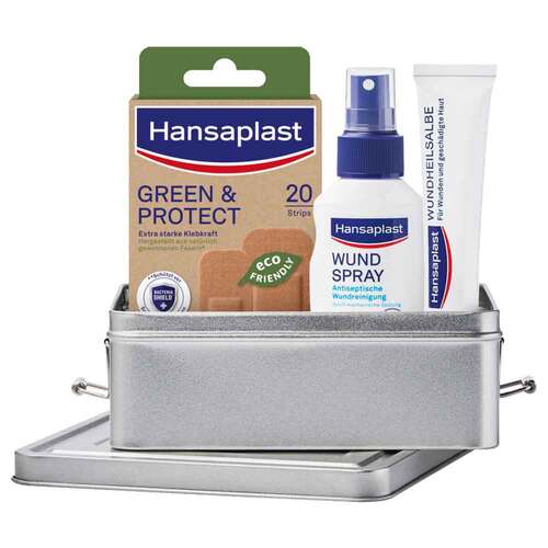 HANSAPLAST Wundversorgungs-Set Green &amp; Protect Box - 2