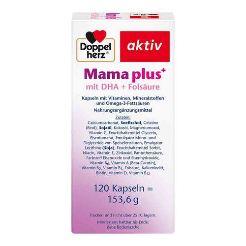 Doppelherz Mama plus mit Dha + Fols&auml;ure Kapseln - 4