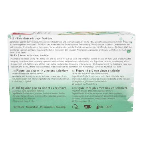 H&S Figurtee Plus mit Zink und Selen Filterbeutel - 2