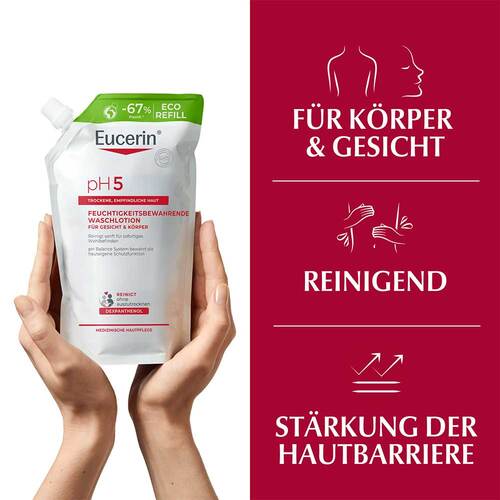 Eucerin pH5 Waschlotion empfindliche Haut Nachf&uuml;ll - 3