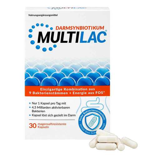 Multilac Darmsynbiotikum magensaftresistent Kapseln - 1