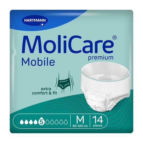 Molicare Premium Mobile 5 Tropfen Gr&ouml;&szlig;e M - 1
