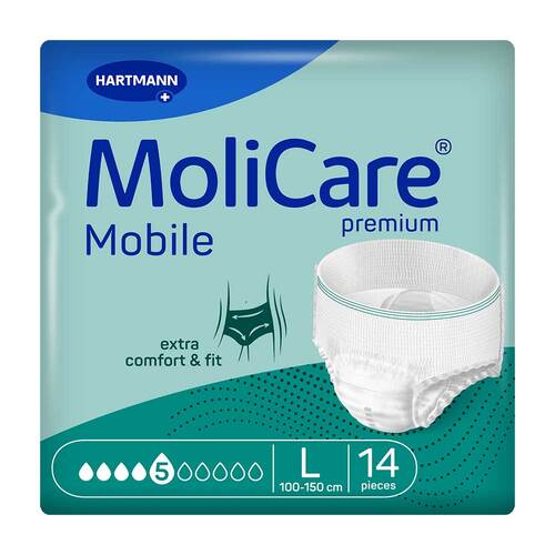 Molicare Premium Mobile 5 Tropfen Gr&ouml;&szlig;e L - 1