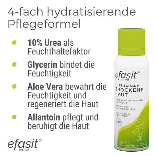Efasit Fu&szlig; Schaum trockene Haut - 5