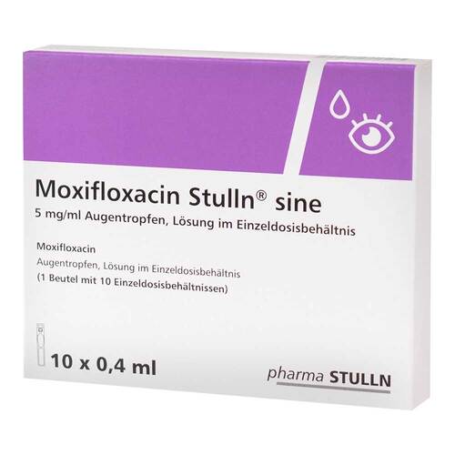 Moxifloxacin Stulln sine 5mg / ml Atr i.Einzeldo.beh - 1