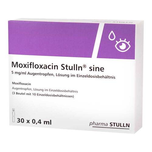 Moxifloxacin Stulln sine 5mg / ml Atr i.Einzeldo.beh - 1