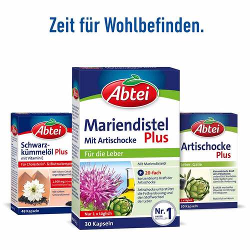 Abtei Mariendistel Plus Kapseln mit Artischocke TF - 6