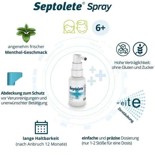 Septolete 1,5mg / ml +   5mg/ml Spr.z.Anw.i.d.Mundh&ouml;. - 5