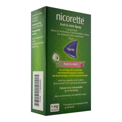 Nicorette Fruit &amp; Mint Spray 1 mg / Spr&uuml;hsto&szlig; - 1