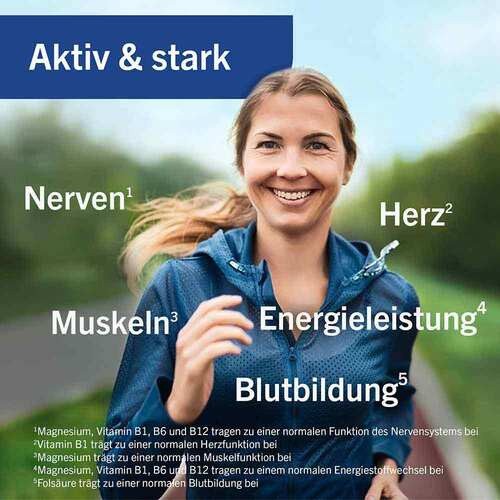 Taxofit Magnesium 400 + B1+B6+B12+Fols&auml;ure Tabletten - 3