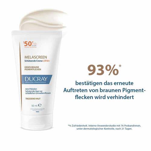 Ducray Melascreen sch&uuml;tzende Creme Spf 50 +  - 3