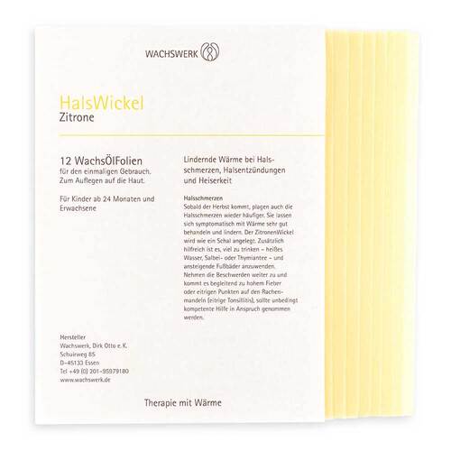 Halswickel Zitrone - 2
