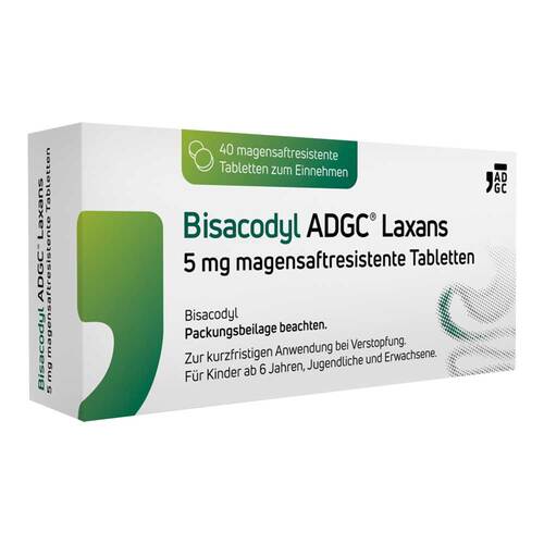 Bisacodyl Adgc Laxans 5 mg magensaftresistent Tabletten - 1