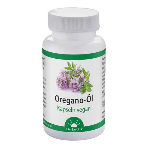 Oregano &Ouml;l Kapseln vegan Dr.Jacob's - 1