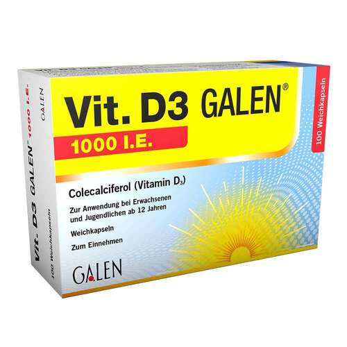 VIT. D3 Galen 1000 I.E. Weichkapseln - 1
