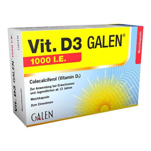 VIT. D3 Galen 1000 I.E. Weichkapseln - 1