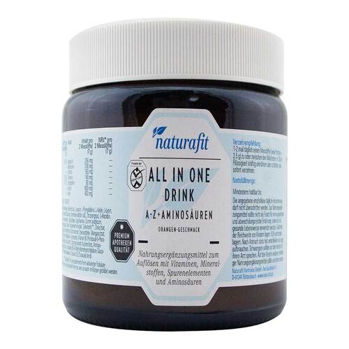 Naturafit All in One Drink A-Z + Aminos&auml;uren Pulver - 1