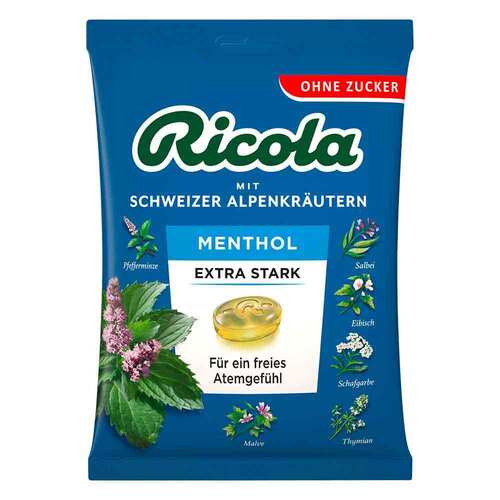 Ricola ohne Z.Beutel Menthol extra stark Bonbons - 1