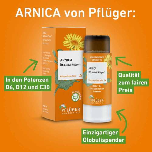 Arnica D 6 Globuli Pfl&uuml;ger Globulispender - 3
