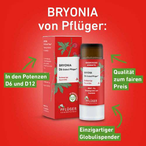 Bryonia D 12 Globuli Pfl&uuml;ger Globulispender - 3