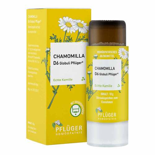 Chamomilla D 6 Globuli Pfl&uuml;ger Globulispender - 1