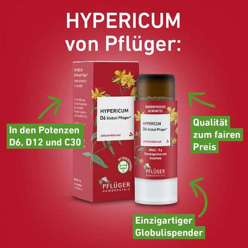 Hypericum D 12 Globuli Pfl&uuml;ger Globulispender - 3