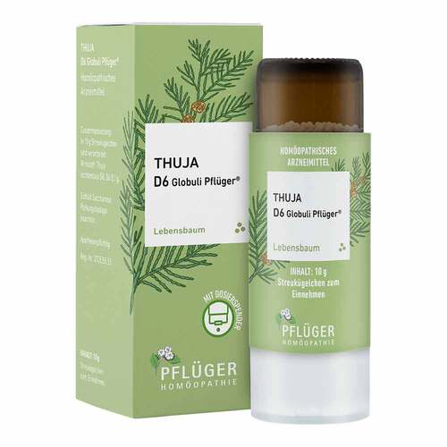Thuja D 6 Globuli Pfl&uuml;ger Globulispender - 1