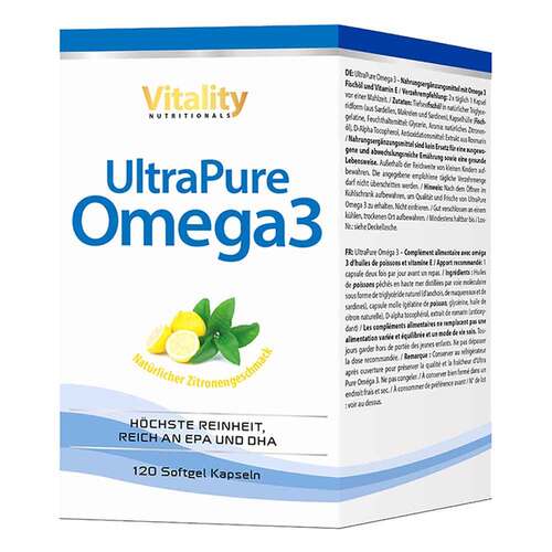 Ultrapure Omega-3 1000 mg mit 400 mg Epa + 300 mg Dha - 2