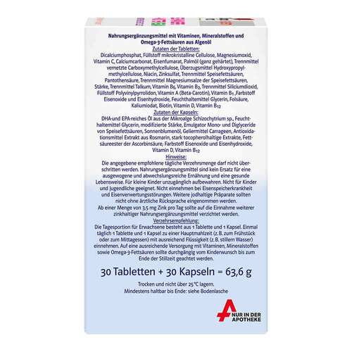 Doppelherz Schwangere + M&uuml;tter vegan syst.Kombipack. - 3