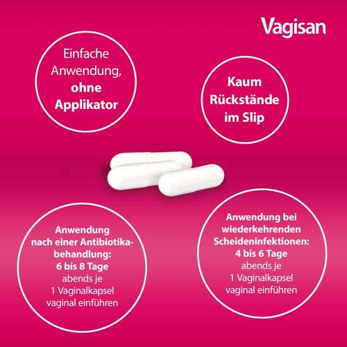 Vagisan Probioflora Milchs&auml;ure-Bakter.VaginalKapseln  - 4