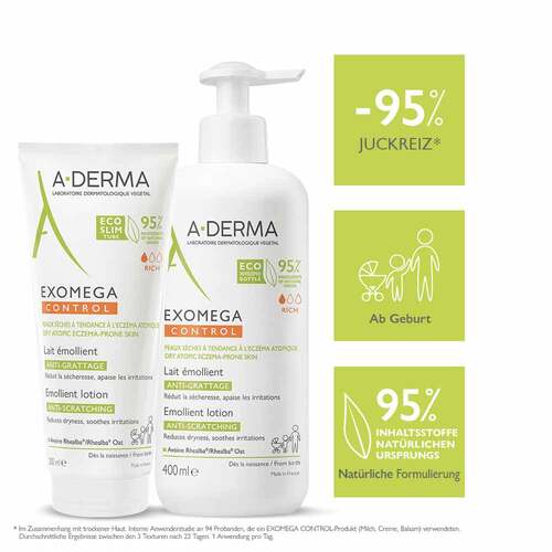 A-Derma Exomega Control Milch + Spray Promo-Kit - 2
