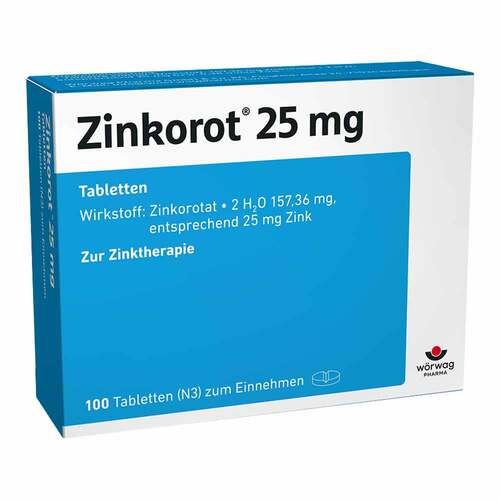 Zinkorot 25 mg Tabletten - 1