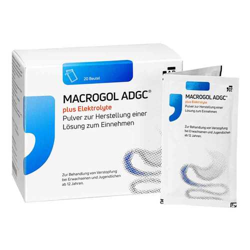 Macrogol Adgc plus Elektrolyte Pulver zur H.e.L.zum Einnehmen  - 1