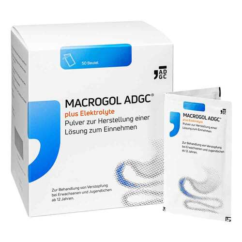 Macrogol Adgc plus Elektrolyte Pulver zur H.e.L.zum Einnehmen  - 1