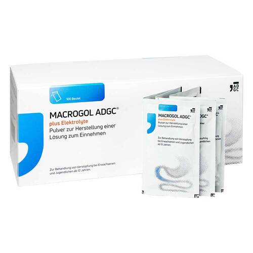 Macrogol Adgc plus Elektrolyte Pulver zur H.e.L.zum Einnehmen  - 1