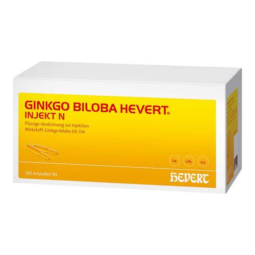 Ginkgo biloba Hevert injekt N Ampullen - 1