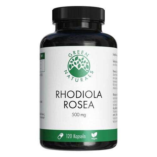 Green Naturals Rhodiola rosea 500 mg hochdos.Kapseln  - 1